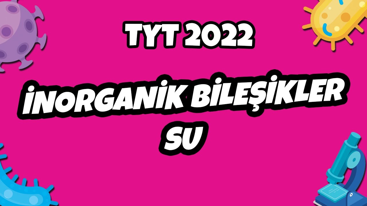 Su ve Suyun Canlılar İçin Önemi | TYT Biyoloji 2022 #hedefekoş