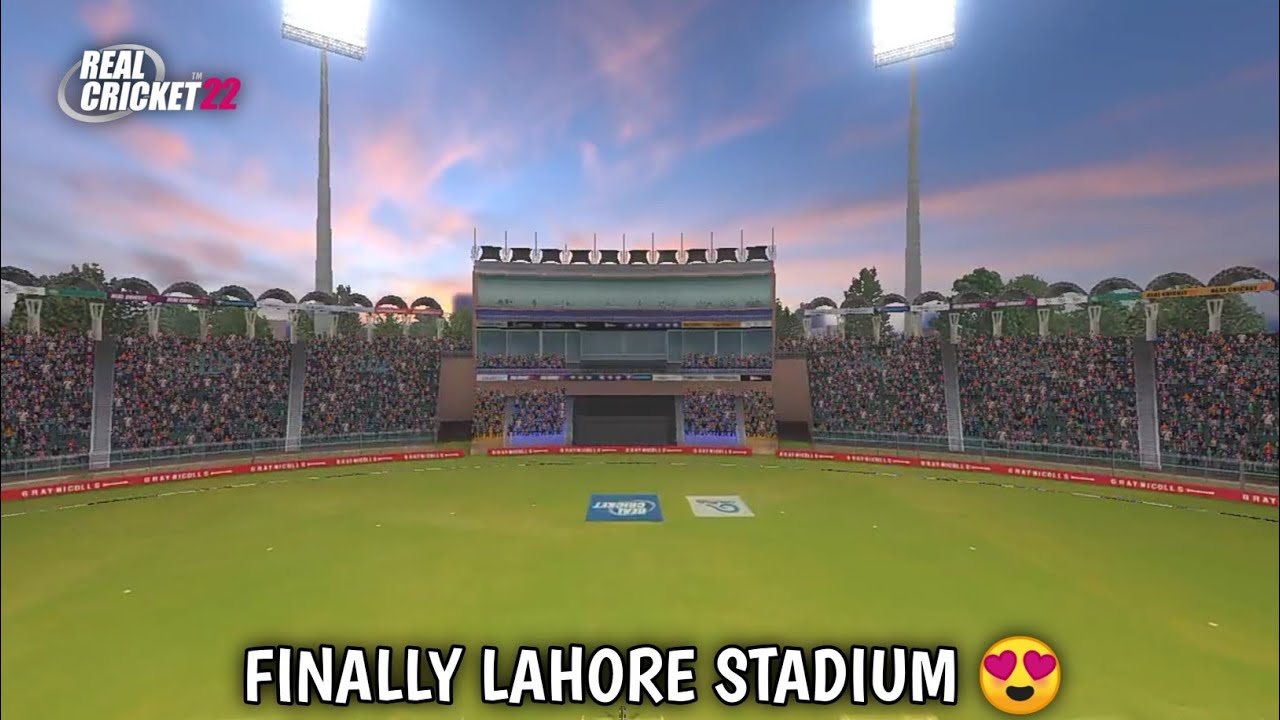 😱😍Finally Gaddafi Stadium Lahore In Real Cricket 22