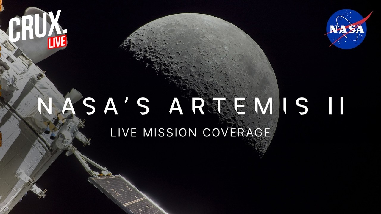 NASA Artemis II LIVE | Mission Coverage Shows Views From Orion Spacecraft | Moon | Astronauts