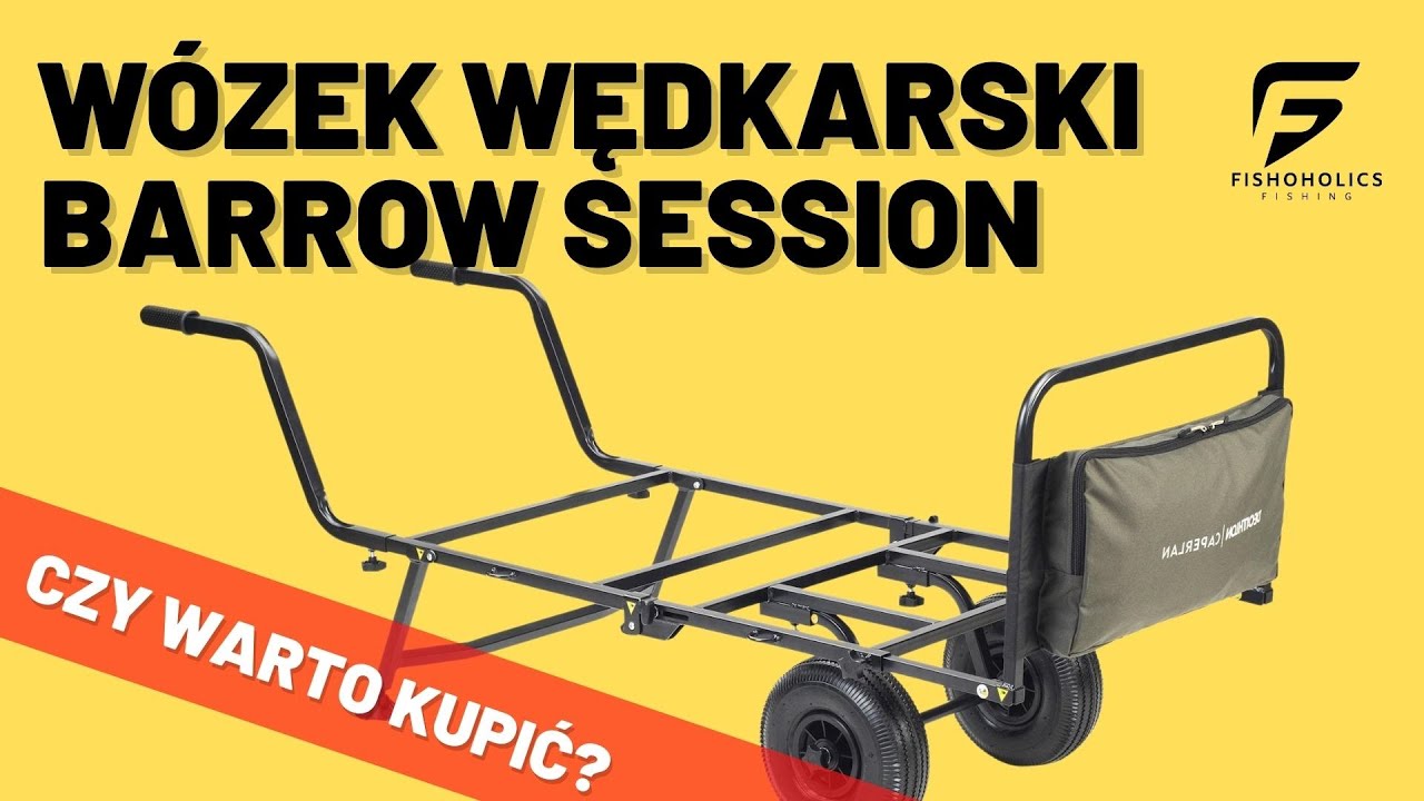 Tania i dobra taczka wędkarska Barrow Session Caperlan
