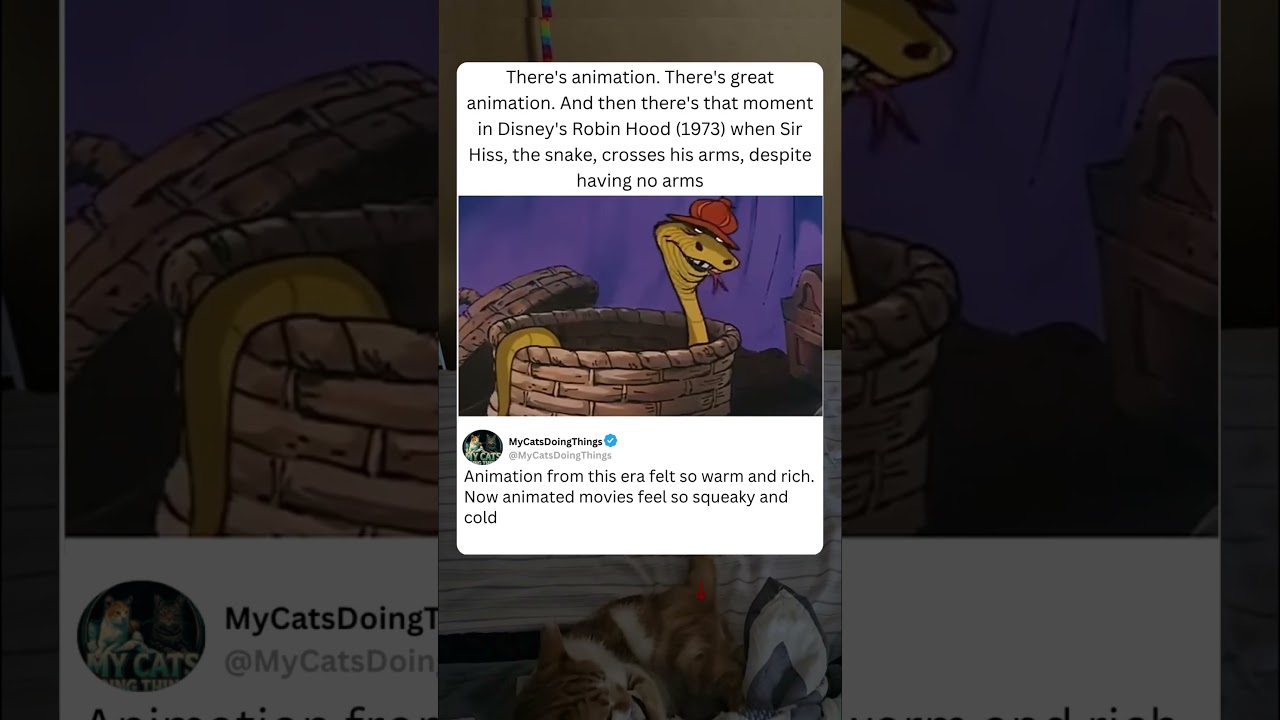 There's animation. There's great animation. And then there's that moment in Disney's Robin Hood