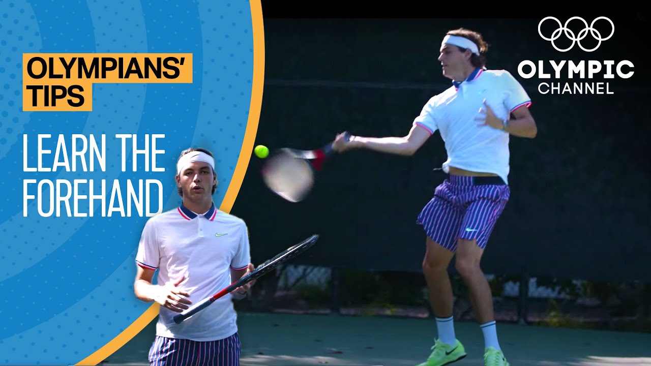 How to improve your tennis forehand ft. Taylor Fritz | Olympians' Tips