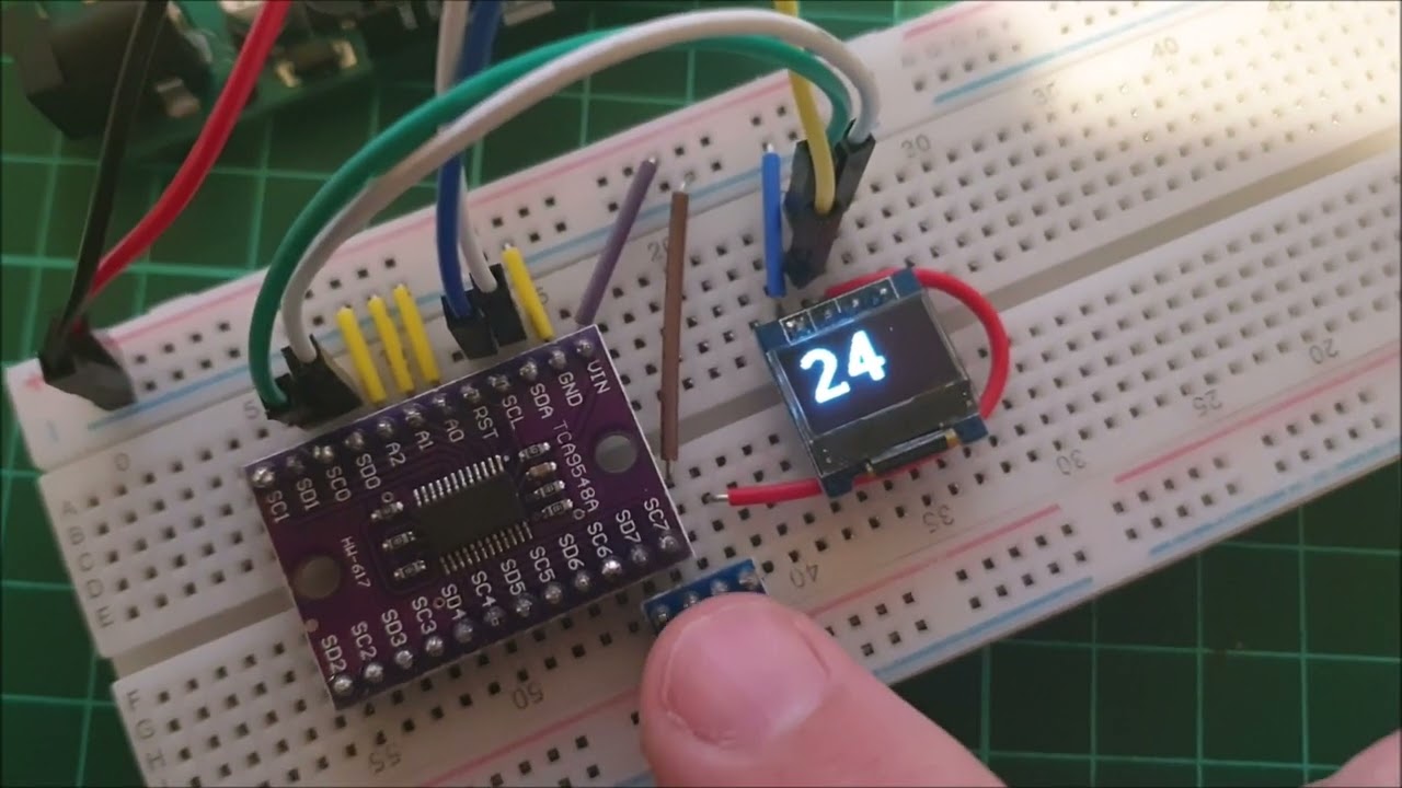 Tutorial - TCA9548A 1-to-8 I2C Multiplexer Breakout with Arduino and two I2C devices