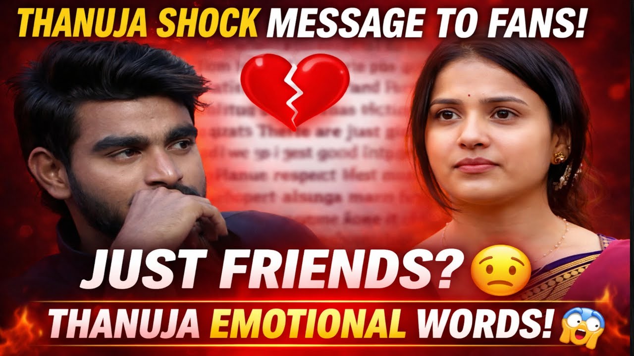 Thanuja Shocks Message To Fans 😱 | Thanuja Emotional Words 