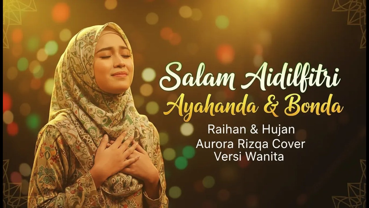 Salam Aidilfitri Ayahanda & Bonda - Raihan & Hujan | Aurora Rizqa Cover | Versi Wanita