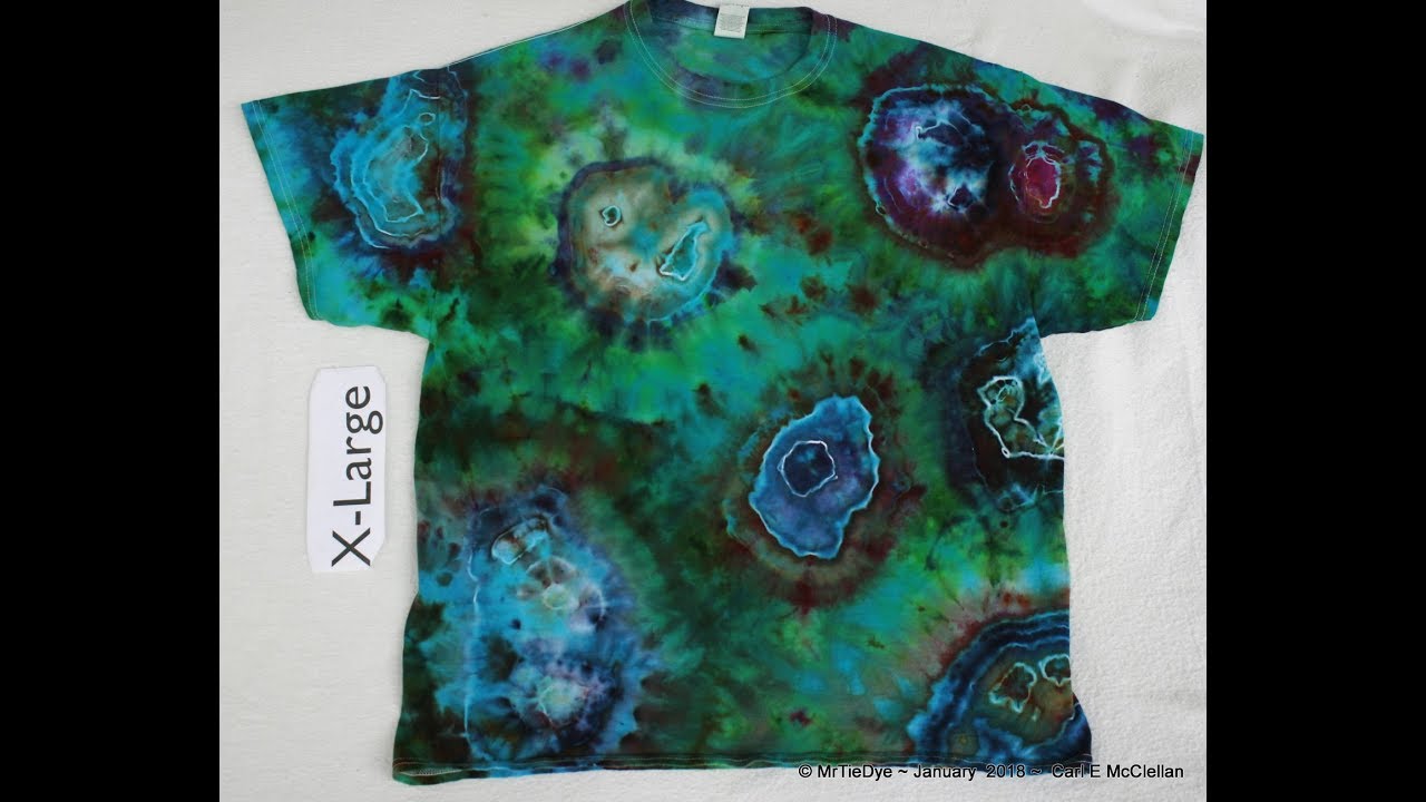 How to Ice Dye a Geode Geode Tie-Dye tee