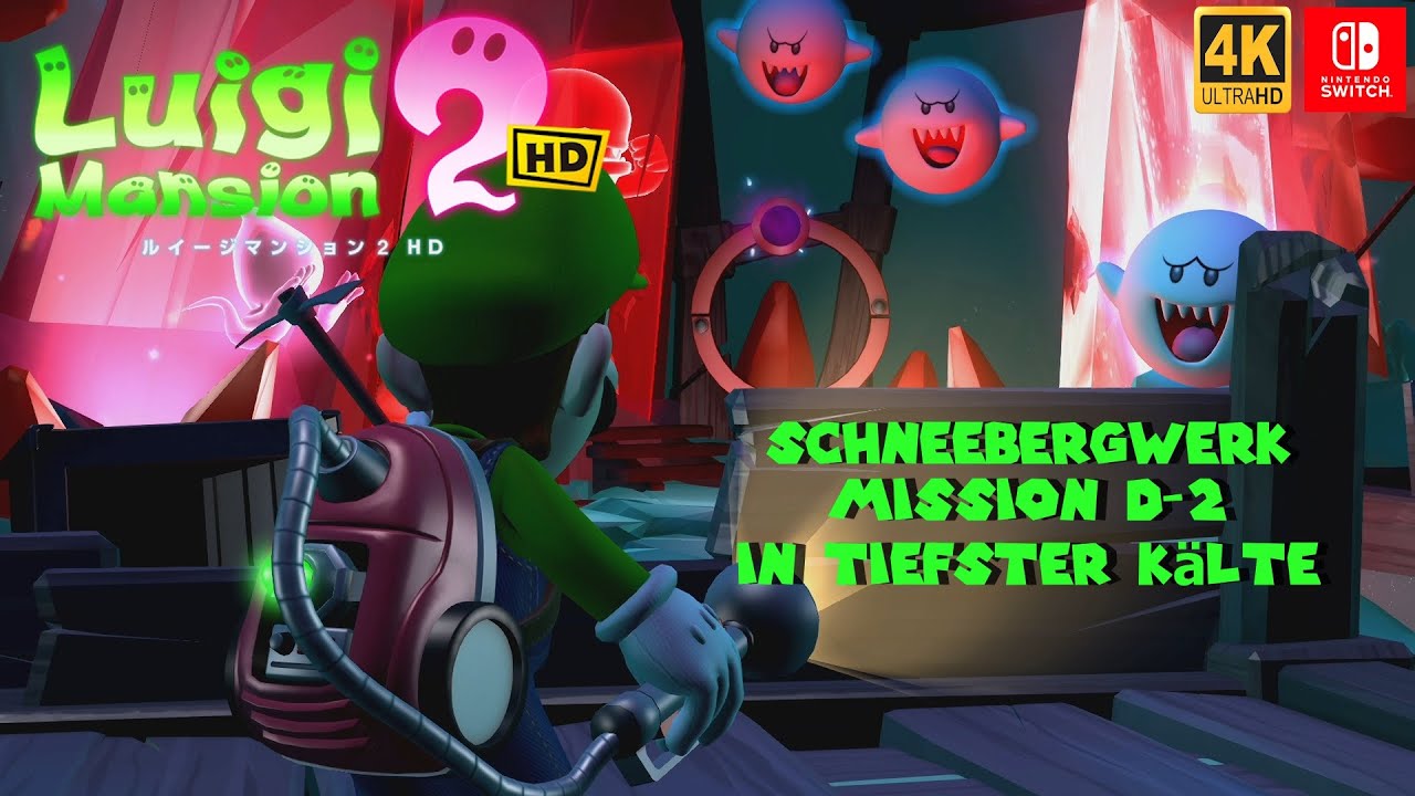 LUIGIS MANSION 2 HD 👻: Schneebergwerk: D-2: In tiefster Kälte 🧊 Alle Juwelen💎und BuuHuus!👻