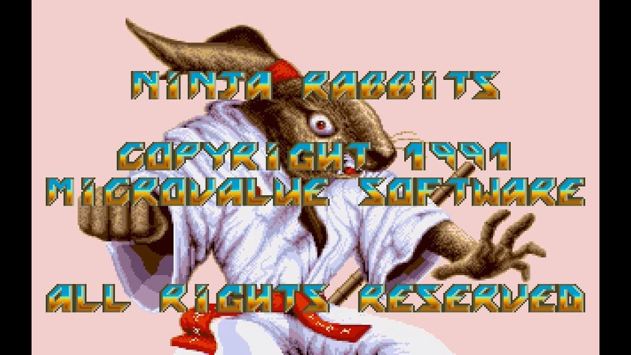 Amiga 500 Longplay [356] Ninja Rabbits