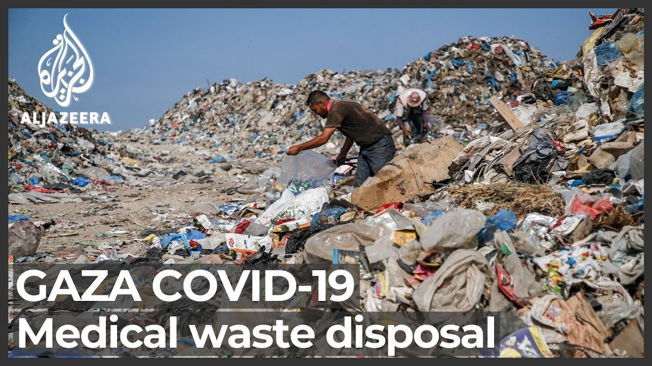 How COVID medical waste is worsening Gaza&rsquo;s environmental crisis
