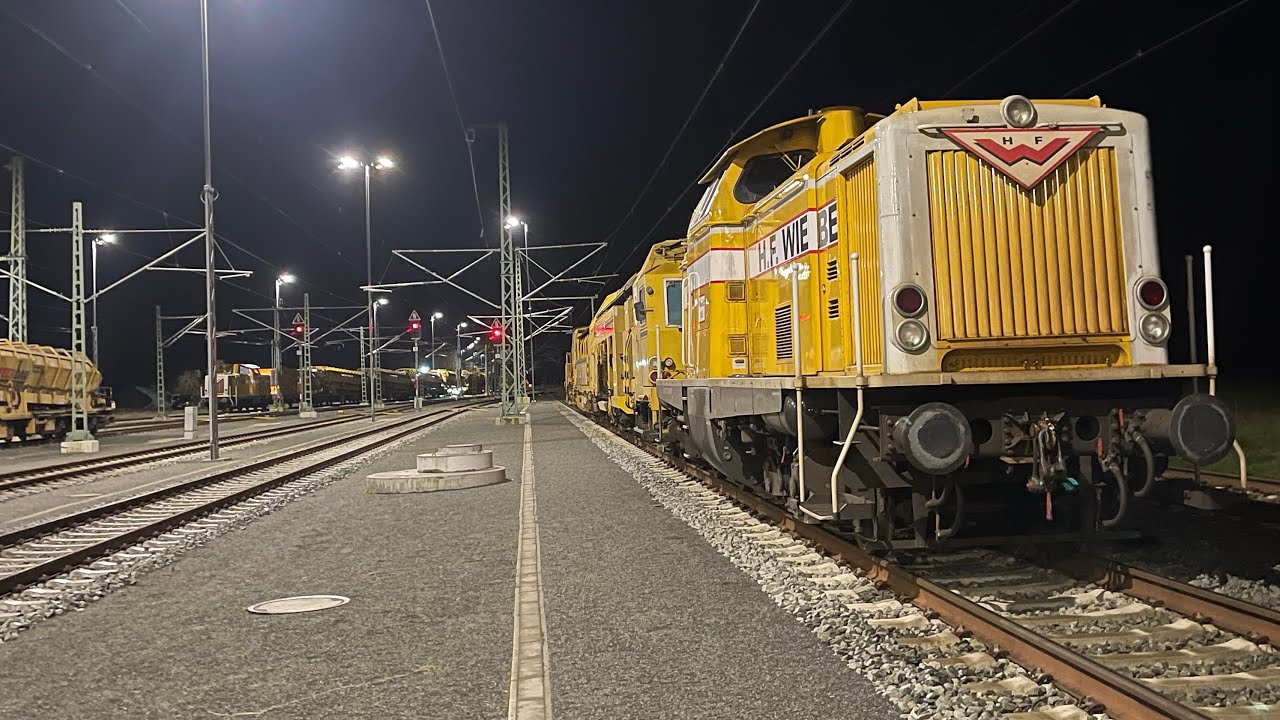 Zugbewegungen im Bahnhof Sande