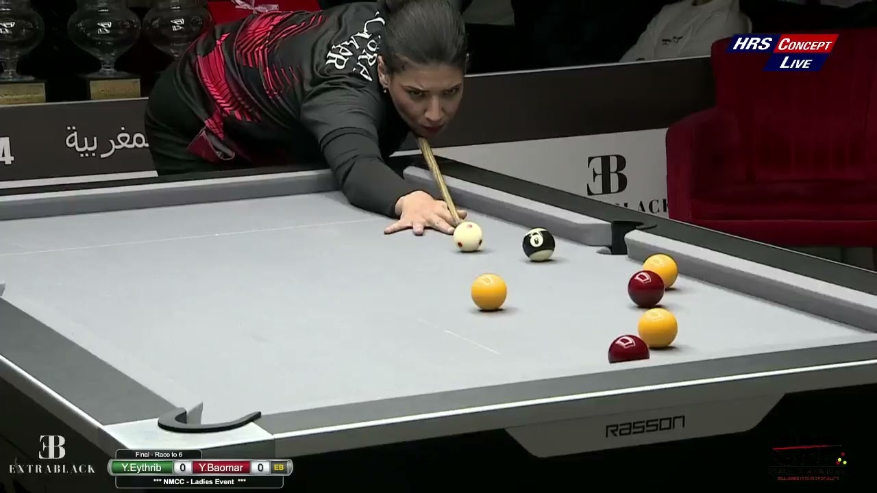 Yousra Baomar vs Yasmine Eythrib - Finale Ladies Event (البطولة الوطنية للبلياردو)