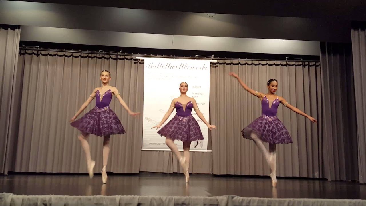 DAS STUDIO, Ballettschule in Frankfurt. Deutscher Ballettwettbewerb 2016. Junioren Trio Ballett
