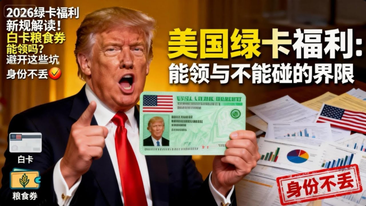 領糧食券會丟綠卡？在美華人必看！2026福利領取紅線大公開