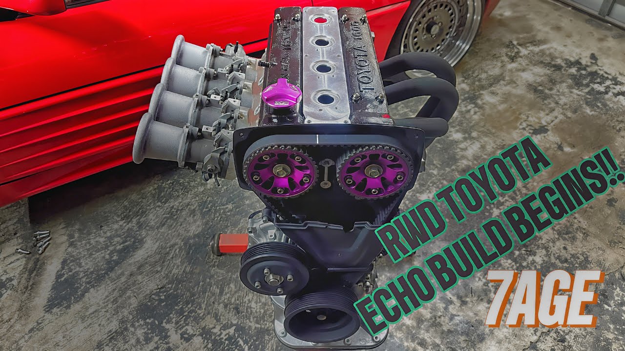 7AGE build for RWD toyota echo project
