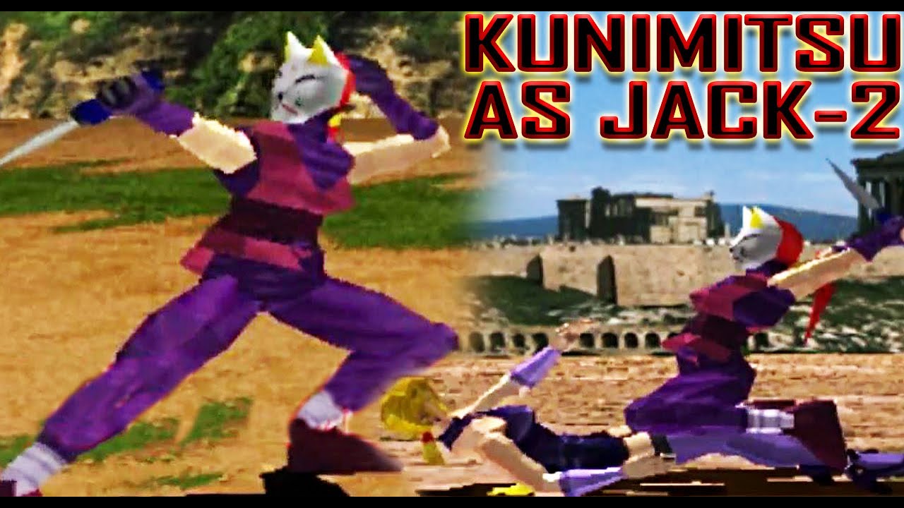 [TAS] Kunimitsu With Jack-2's Moves Gameplay - Tekken 2 (Arcade Version) (Requested)