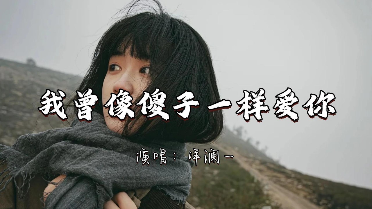 洋澜一 - 我曾像傻子一样爱你『我也曾像个傻子拼命的爱你 现在又像个疯子拼命的忘记。』『动态歌词MV』#新歌更新 #推荐好听的歌曲