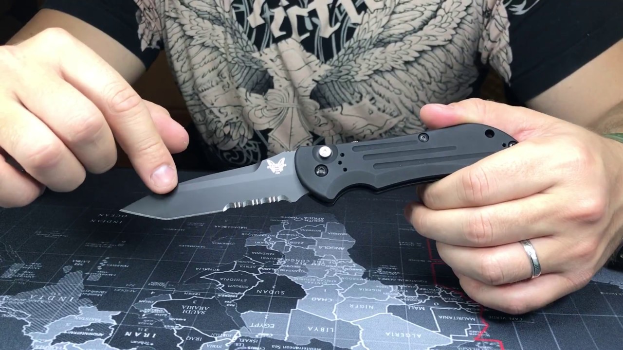 Обзор Benchmade Auto Stryker 1901SBK