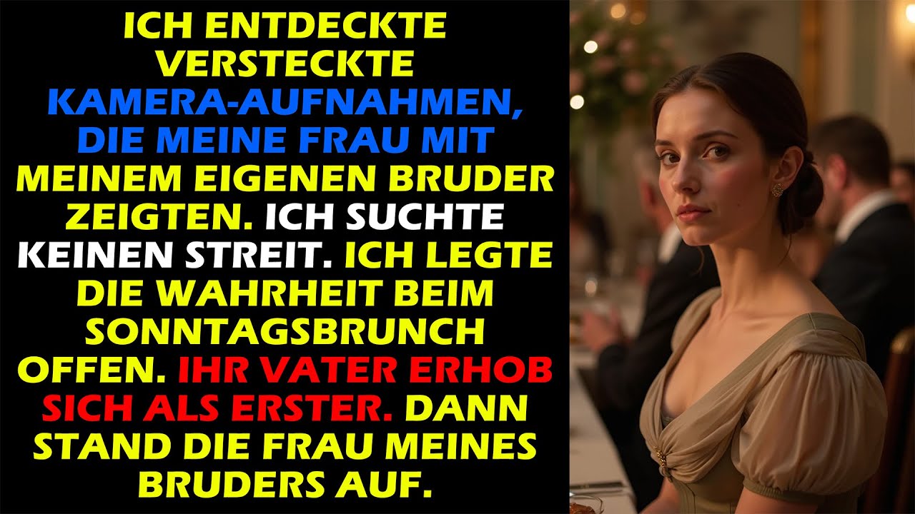 ICH ENTHÜLLTE DEN VERRAT MEINER FRAU UND MEINES BRUDERS BEIM FAMILIENBRUNCH