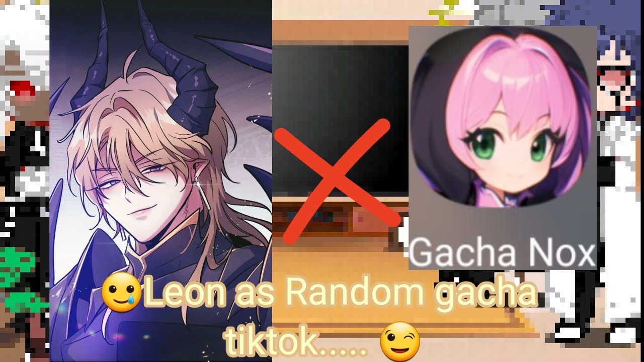 🫠dark fall react to Leon as random gacha tiktok🤭/😘♡video of 1k subscribers♡😍/part 2..