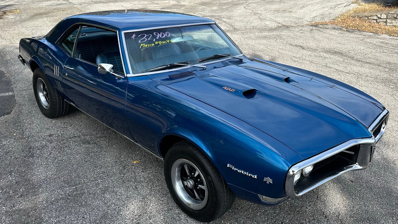 Test Drive 1968 Pontiac Firebird 400 SOLD FAST $32,900 Maple Motors #2801