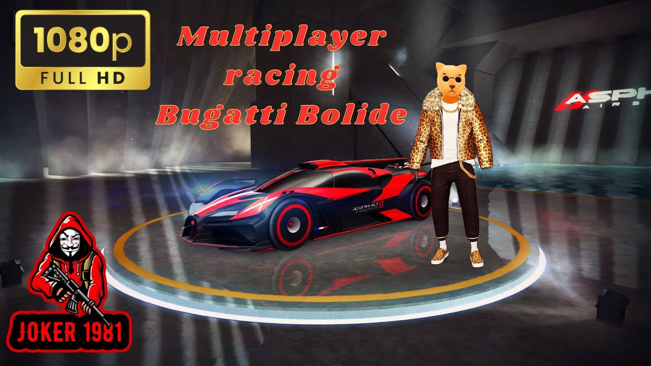 Multiplayer racing Bugatti Bolide 🔥🏎🏎
