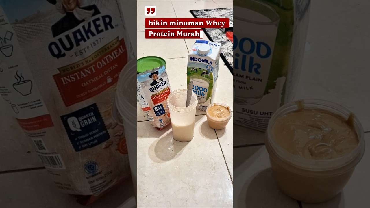 Bikin Minuman Whey Protein yg Murah Meriah 