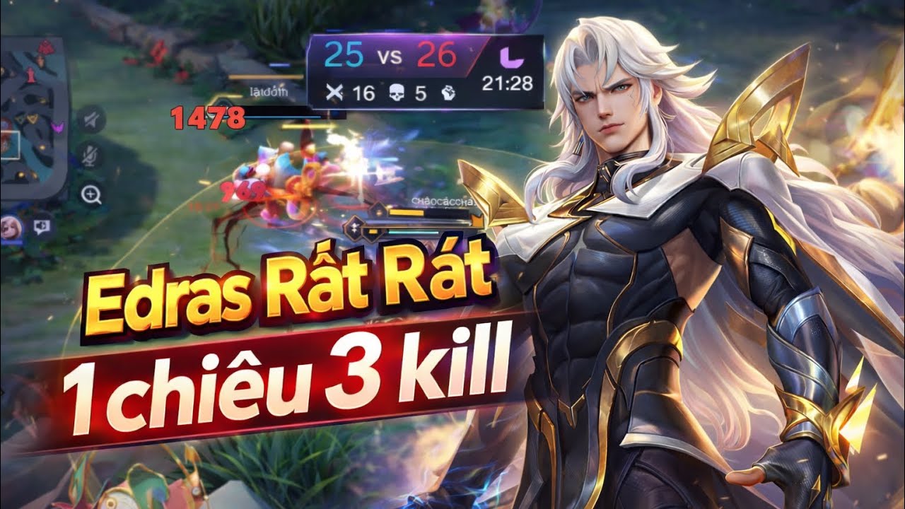 Leo Top Edras | Cách Tôi Biến Edras Thành Ảo Thuật Gia Khiến Team Bạn Tối Thui Màn Hình Liên Tục