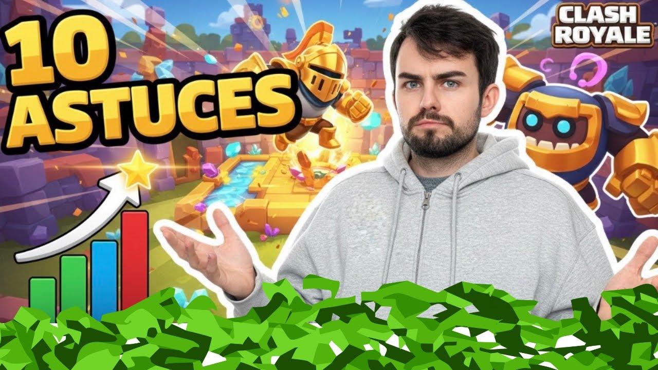 👑 10 ASTUCES Clash Royale pour PROGRESSER  (FR )