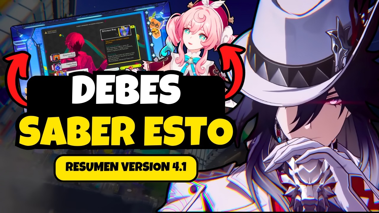 ¡TODO LO QUE NECESITAS SABER! ASHVEIL, REGALOS Y MAS | RESUMEN VERSION 4.1 | Honkai Star Rail
