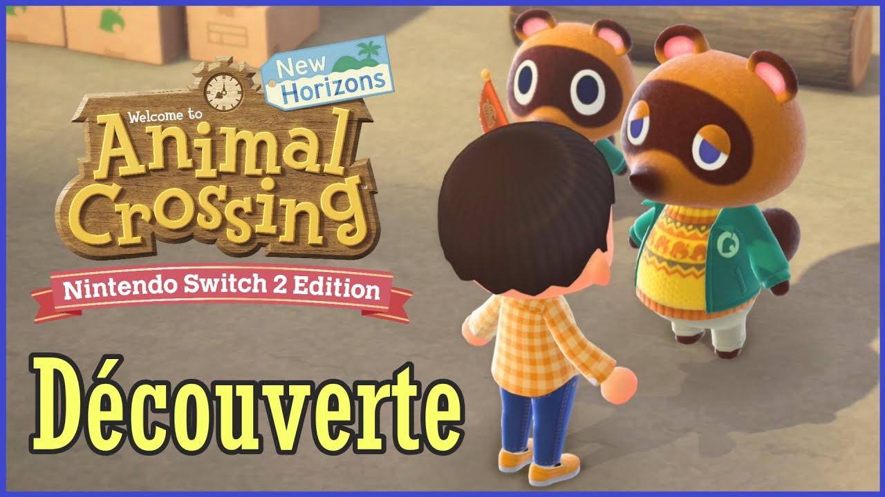 J'ADORE DÉJÀ TOM NOOK...💀 | Découverte Animal Crossing: New Horizons (Switch 2)