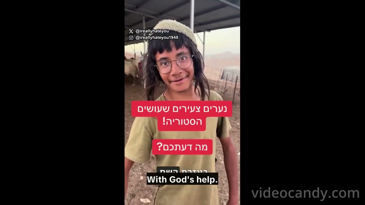 Israeli settler explains on 'using the herd' method to ethnically cleanse Arabs in the West Bank