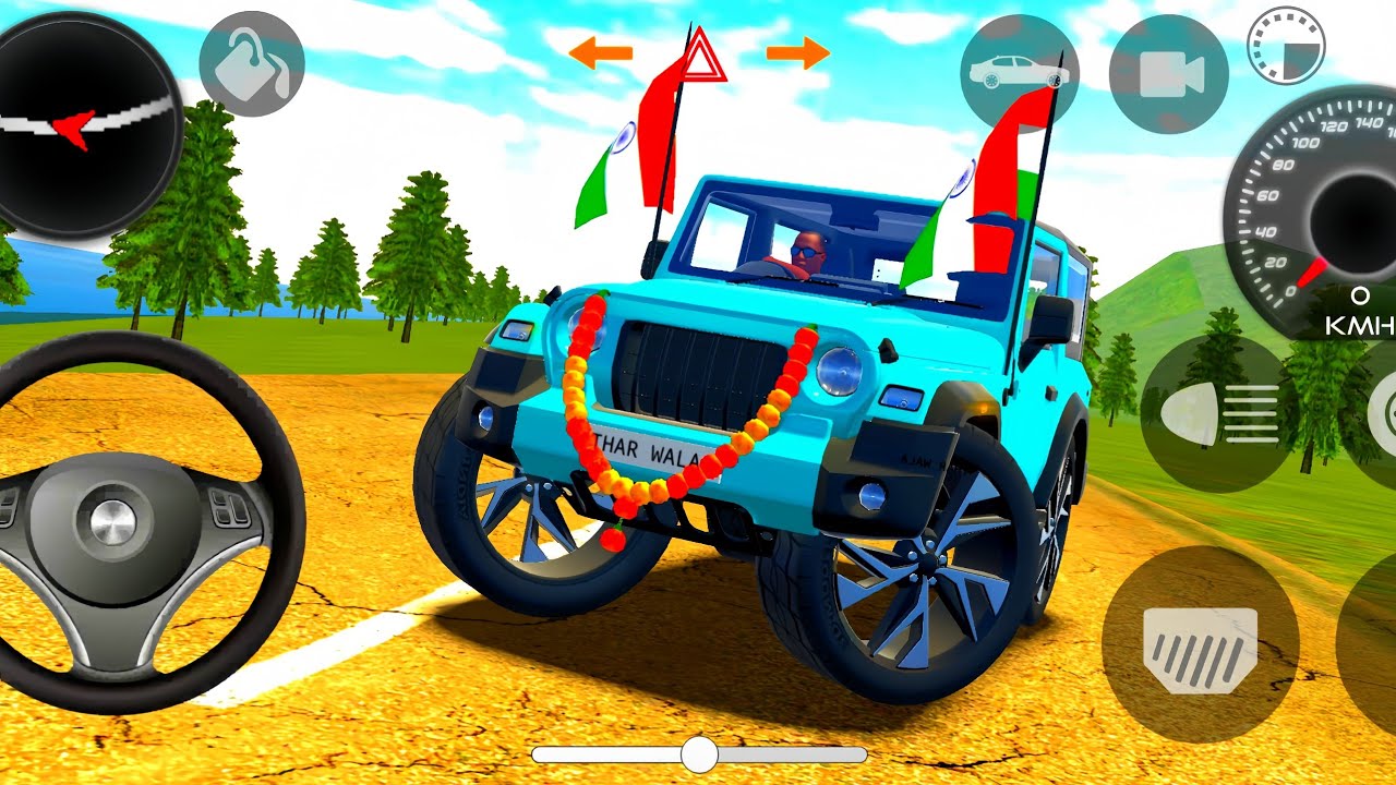 Dollar (Song) Modified 😈 Mahindra Thar || Indian Car Simulatior 3D || Android Gameplay 