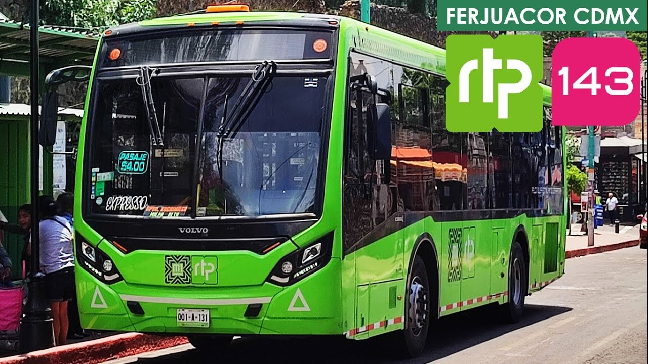 RTP CDMX - Ruta 143 - De Metro Tasque&ntilde;a a Villa Milpa Alta - RECORRIDO COMPLETO