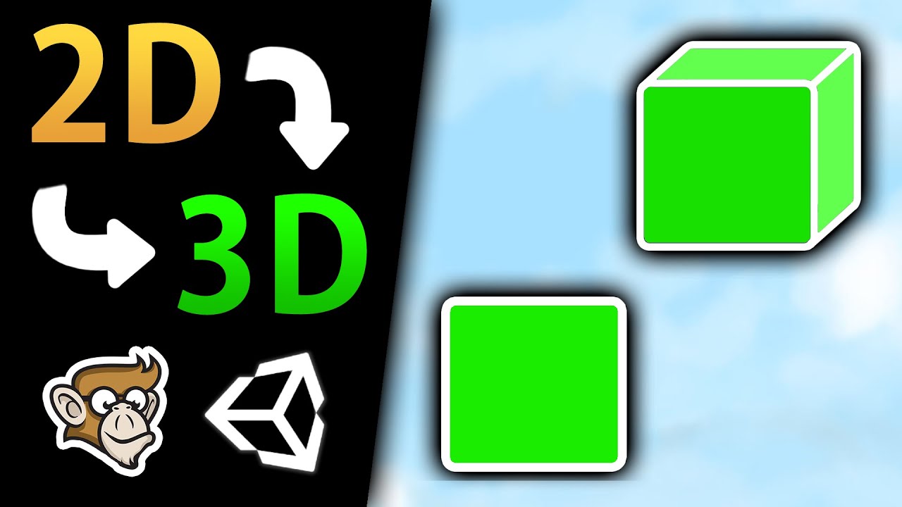 Преобразование 2D в 3D! (Урок по Unity)