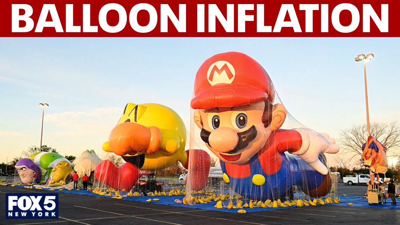 LIVE: Macy&rsquo;s balloon inflation for Thanksgiving Parade 2025