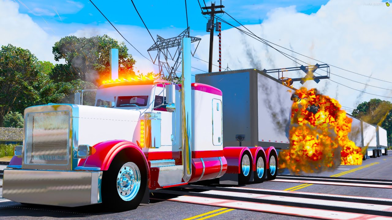 Illegally Hauling DANGEROUS Load in GTA 5 RP!