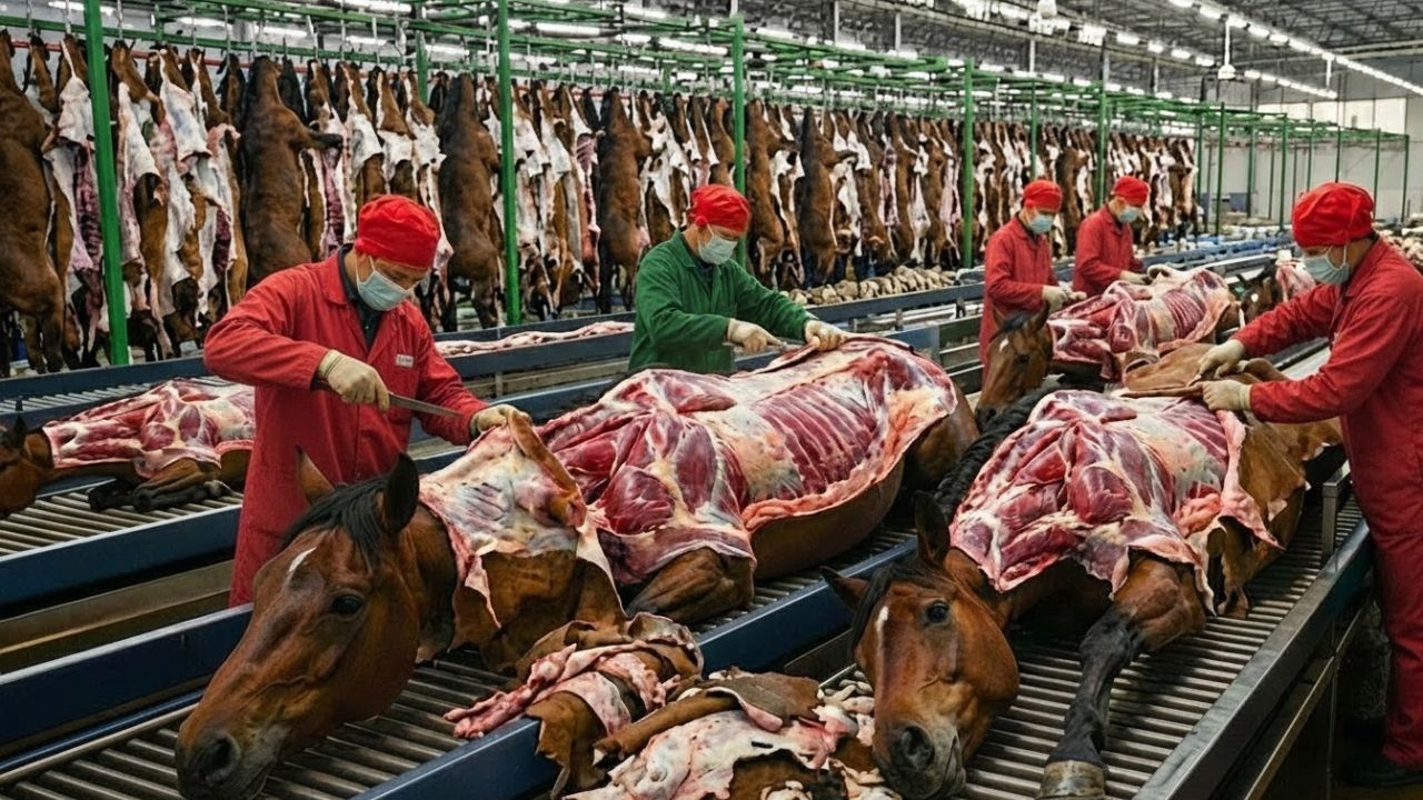 Horse Leather Factory Tour How Million-Dollar Products Are Made Horse Leather Industry EXPOSED | SH