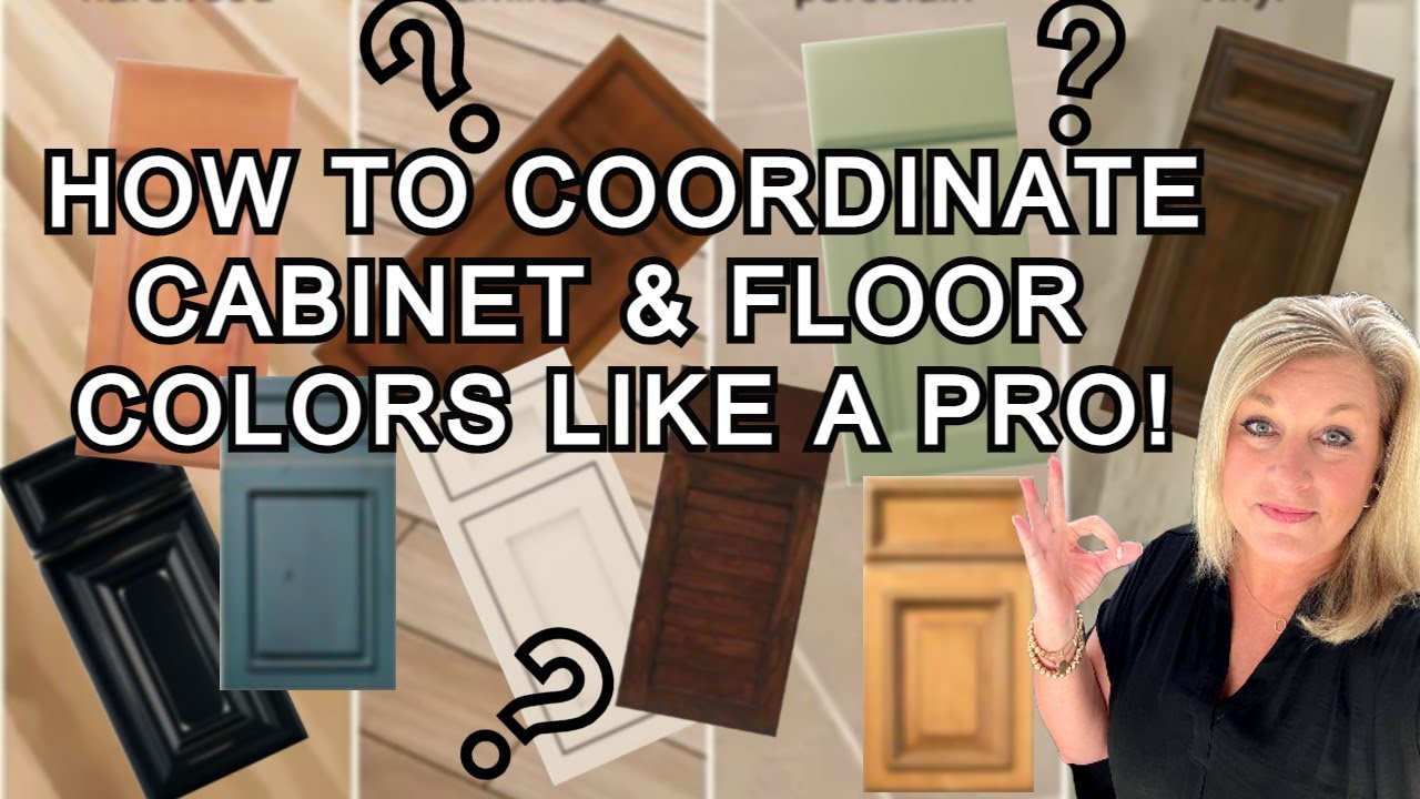 Coordinate Kitchen Cabinet Color & Floor Color Like a Pro! Easy Tips For A Professional Result!