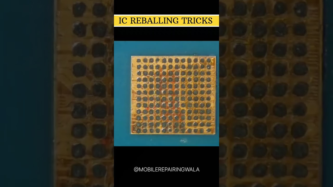 EASY TRICK FOR IC REBALLING 🔥🔥💯💯💯💯🔥💯💯 #shorts #youtubeshorts