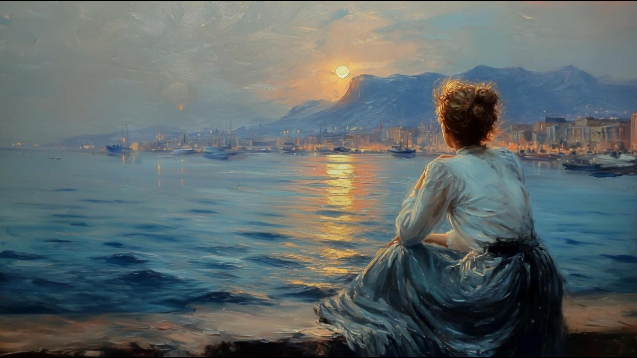 Visual Poems | Claude Monet Style | Naples 1850 | The Silence of Distant Lights