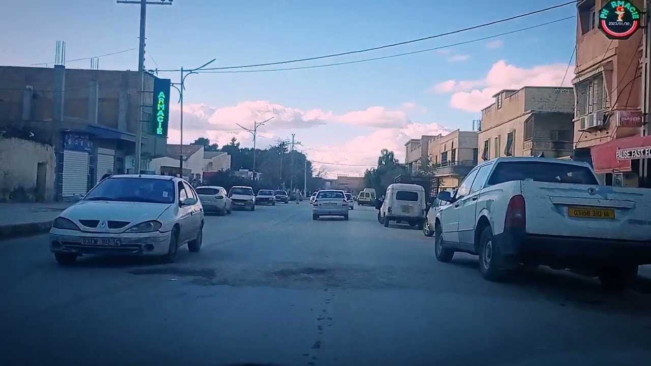 جولة صغيرة في شوارع بلدية السوقر بتيارت بتصوير و صوت : محمد محوز