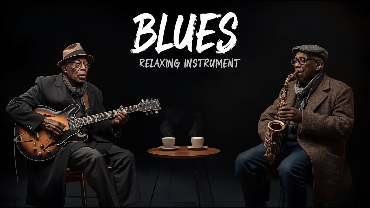 Deep Blues Instrumental – Slow & Soulful Guitar for Relaxation #279