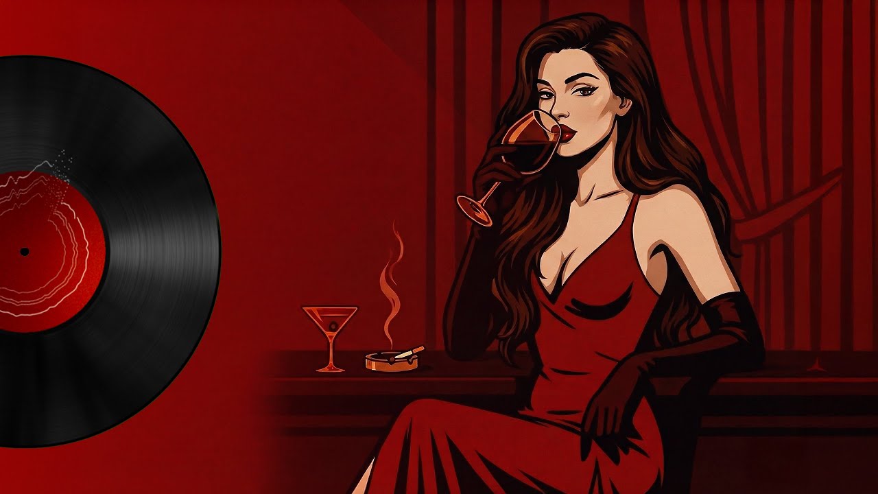 Retro Jazz Bar &bull; Midnight Wine & Velvet Lounge Vibes