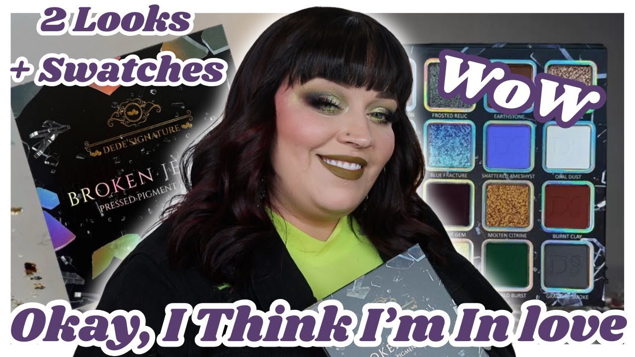 Dede Signature Broken Jewels Palette 2 Looks + Swatches @Dede Signature #newmakeupreleases