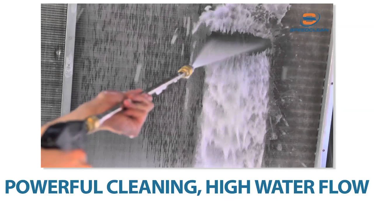 SpeedClean FlowJet Coil Cleaning System with Foaming Coil Cleaner for Thick Coils