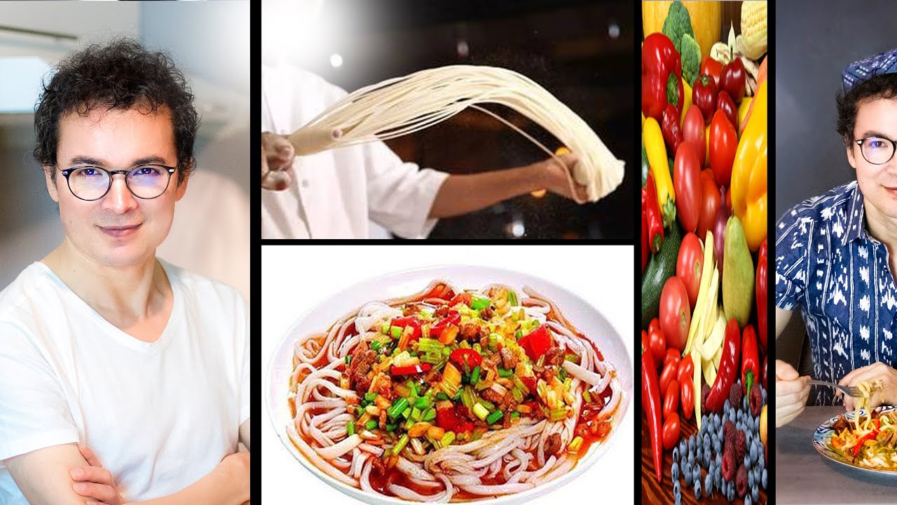 Comment faire du spaghetti &agrave; la main?  Leghmen (uyghur cuisine)
