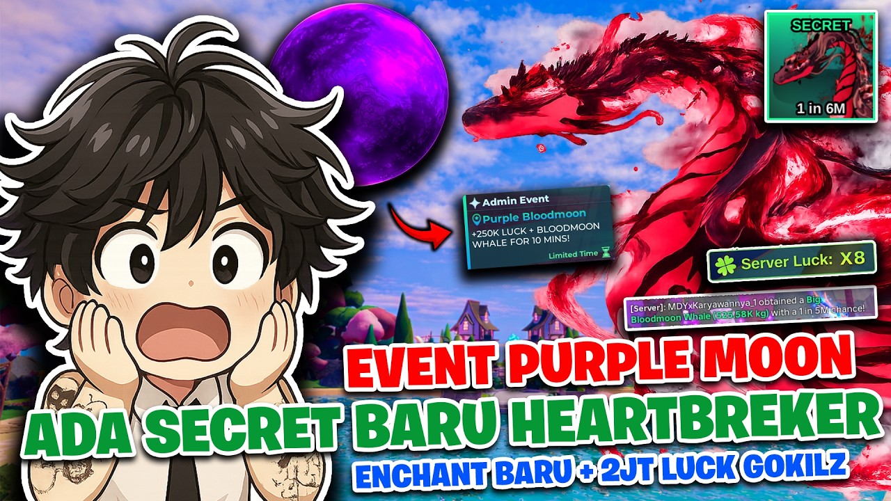 Event Purplemoon 2 JUTA LUCK Dapet Ikan Secret Apa Aja⁉️