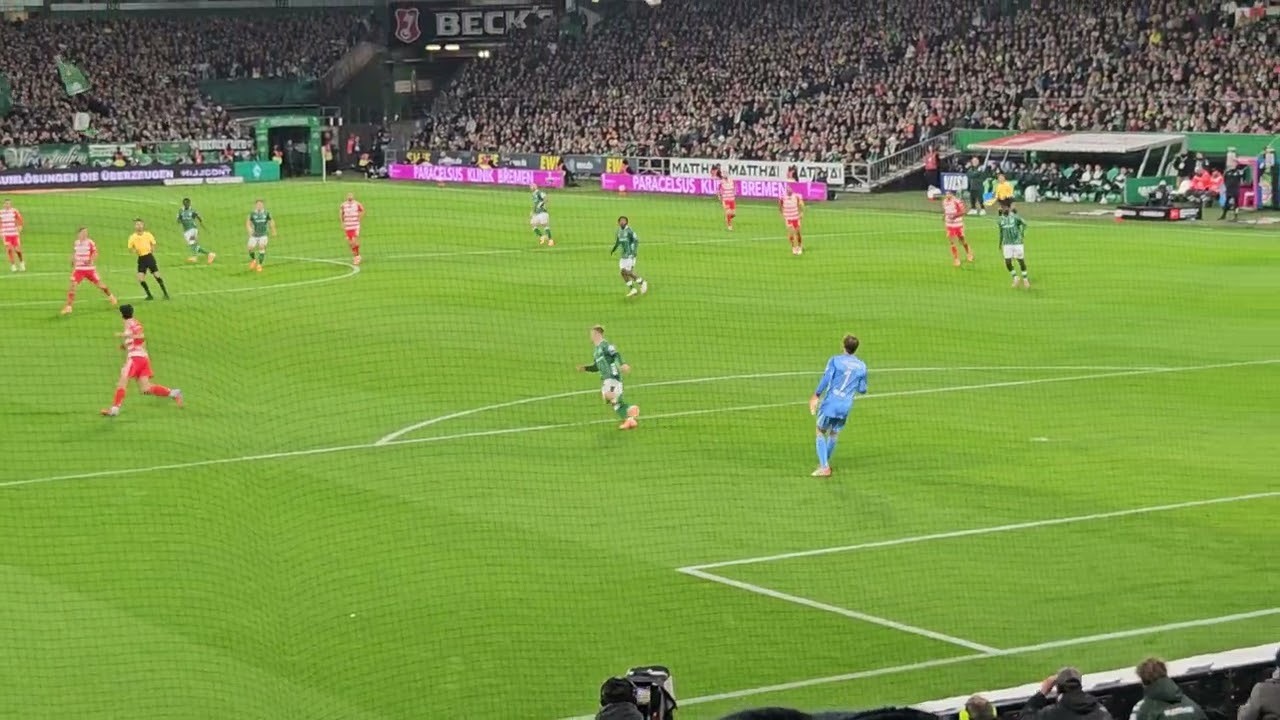 Werder Bremen vs Union berlin Maco Grüll Traumtor boniface im der Startelf 
