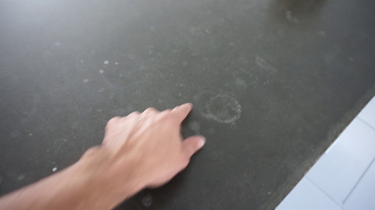 WAX IS NOT A SEALER for Concrete Tops ... NEED to us a sealer
