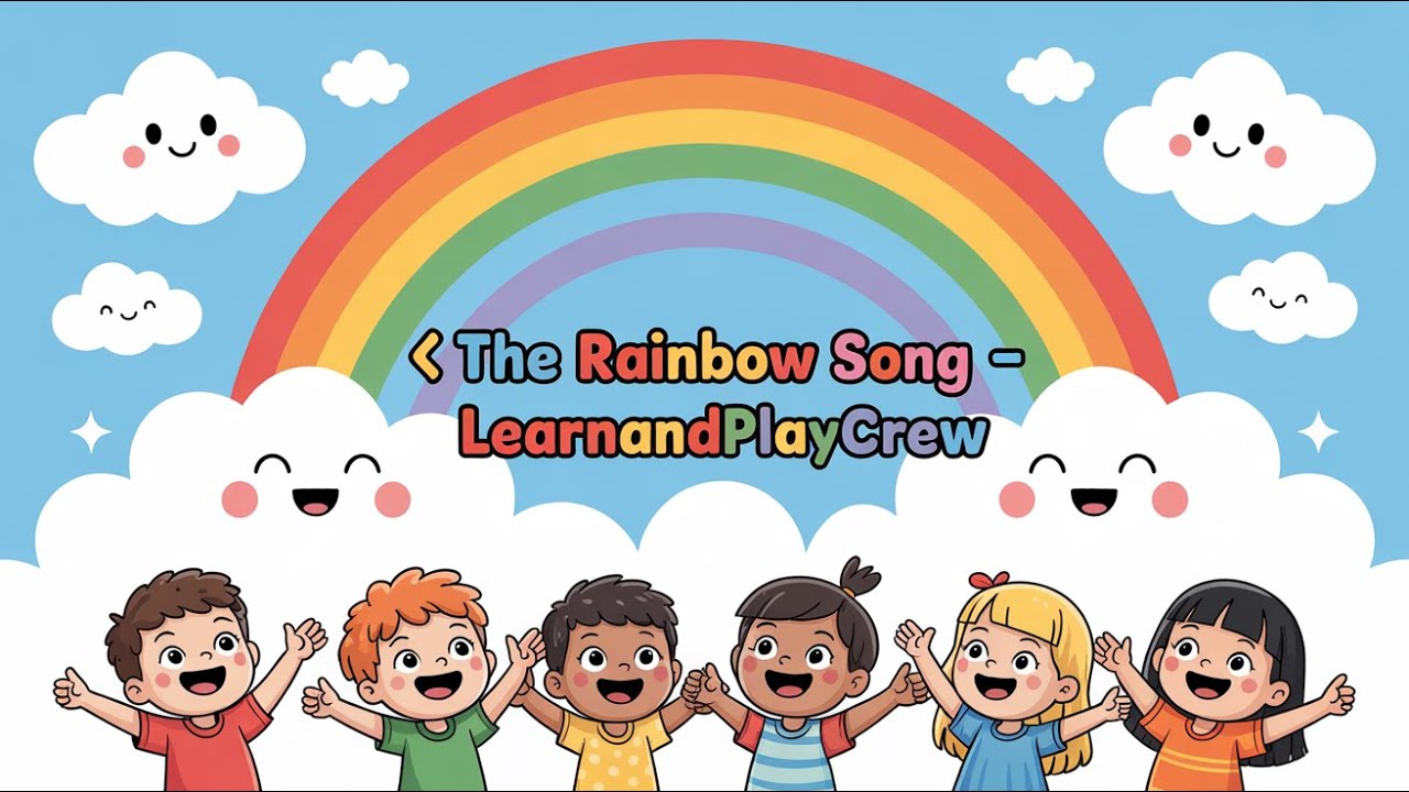 🌈 The Rainbow Song – Colors in the Sky | Science Songs for Kids | LearnAndPlayCrew